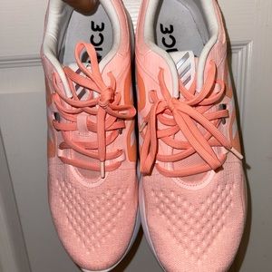 Pink adidas sneakers